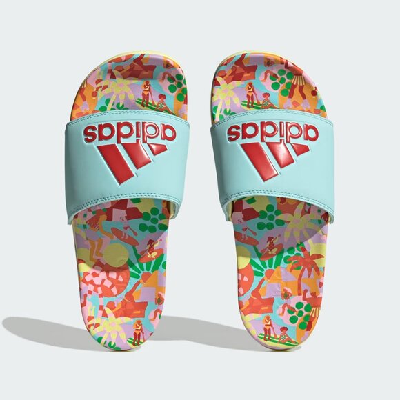 adidas x FARM Rio Collabo Adilette Comfort Slides *NWT* - Picture 1 of 4